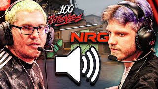 NRG vs 100T VALORANT Comms [upl. by Radloff]