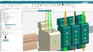 NX Electrical Routing poweredbyCADENAS [upl. by Julina]