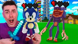 LALECZKA VOODOO KONTROLUJE SHIN SONIC w Minecraft [upl. by Nnylacissej]