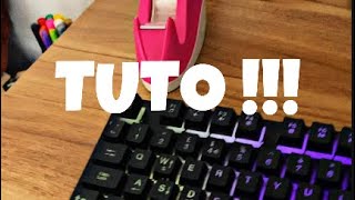 Tuto passer de QWERTY a AZERTY sur windows 11 [upl. by Aliet]