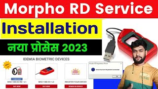 Morpho RD Service Software Full Installation Process  How to Install Morpho Device in Computer [upl. by Julina]