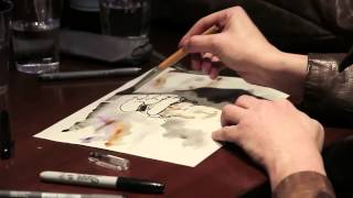 Corto Maltese watercolor live [upl. by Myer]