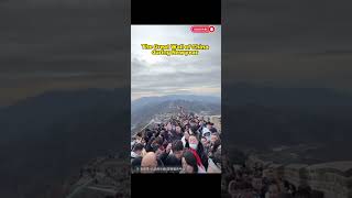 Beijing Badaling Great wall New Year’s massive crowd [upl. by Miller971]