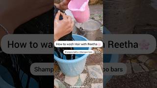 How to wash Hair with Reetha glowyourself hairgrowthchallange haircare hairshampoo shorts [upl. by Tsui627]