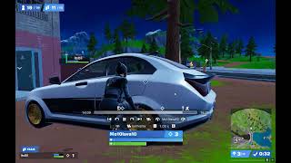 Fortnite car clip dude got launched so far [upl. by Olyhs]