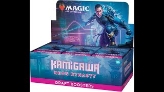 Kamigawa Neon Dynasty Draft Booster Unboxing Video [upl. by Tisha796]