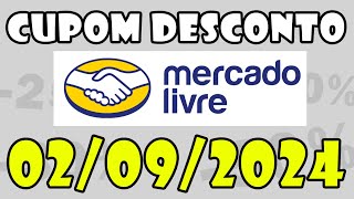 Cupom MERCADO LIVRE Setembro 2024 Cupom de Desconto MERCADO LIVRE e Ofertas 02092024 [upl. by Frankhouse]