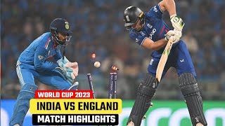 India vs England World Cup 2023 Match Highlights  Ind vs Eng Match Highlights 2023 [upl. by Diet493]