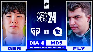 GENG x FLY  CoStream Worlds 2024  Quartas de Final Dia 4  Ilha das Lendas [upl. by Ike]