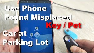 Bluetooth Smart AntiLost iTag Tracker Found Misplace Keys Wallet Mobile Phone  Setup amp Trace [upl. by Cornelius786]