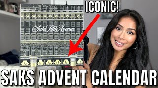 SAKS FIFTH AVENUE ADVENT CALENDAR OWN THIS FAMOUS NYC LANDMARK 🤩 [upl. by Georgina]