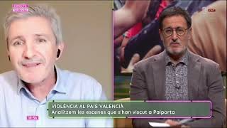 DANA  MOISÈS VIZCAINO INTERVENCIÓ A LA SELVA TV3 [upl. by Eidnil]