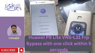 Huawei P9 Lite VNSL31 Frp Bypass with one click [upl. by Auhs]