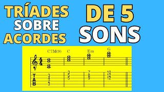 Como usar as TRÍADES sobre Acordes de 5 SONS Violão Para Todos [upl. by Niar786]