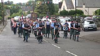 Garvagh Pipe Band  Garvagh Orange Service 2024 2 [upl. by Geof936]