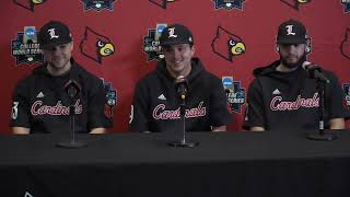 Christian Knapczyk Jack Payton amp Logan Beard  Baseball Media Day 2132023 [upl. by Ahsiruam]