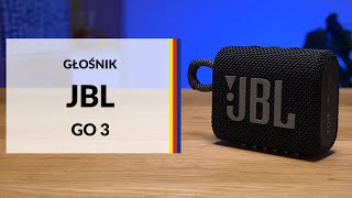 Głośnik JBL GO 3  dane techniczne  RTV EURO AGD [upl. by Cybill70]