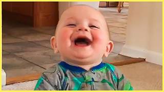 Cute And Funny Baby Laughing Hysterically Compilation  5Minute Fails [upl. by Wilek]