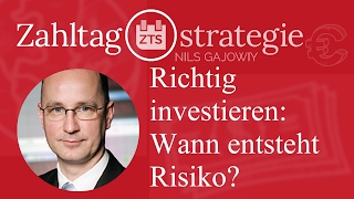 Richtig investieren Wann entsteht Risiko [upl. by Namolos]