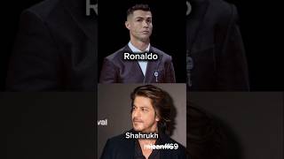 Cr7 vs srk Whos Fan following is bestshorts short ronaldo sarukhkhan [upl. by Sola]