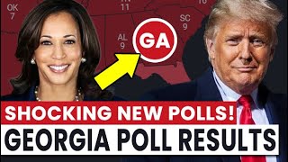 Georgia Poll Results Donald Trump vs Kamala Harris 2024 US Election [upl. by Yednarb704]