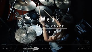 WEAK  SWV I Drum Cover by Vitha Vee [upl. by Assirrac]