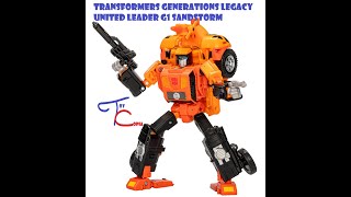 Review of Transformers Generations Legacy United Leader G1 Sandstorm [upl. by Schargel]