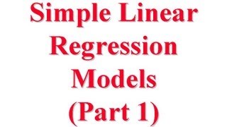 CSE5671314A Simple Linear Regression Models for Computer Systems Performance Evaluation [upl. by Adalie]