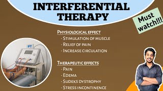 interferential therapy part3  physiological effect  Therapeutic effects  electrotherapy [upl. by Sudderth]