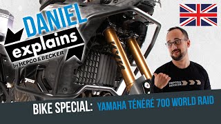 Daniel Explains BikeSpecial YAMAHA T700 World Raid [upl. by Aidul]