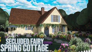 Bloxburg  Secluded Fairy Spring Cottage Speedbuild  Tutorial  Ellvoi [upl. by Zicarelli]