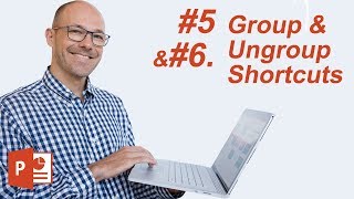 How to Group amp Ungroup Objects in PowerPoint Keyboard Shortcuts [upl. by Naujej]