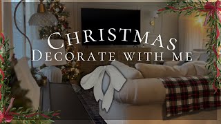 TRADITIONAL CHRISTMAS DECOR  Christmas Decorate with me Christmas 2024 [upl. by Ailam972]