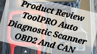 Cheap Car Code Scanner The ToolPRO Auto Diagnostic Scanner OBD2 and CAN cars autorepair [upl. by Danila]