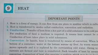 7th STD Science Workbook Chp 9 Heat omeducation8606 [upl. by Aneis]