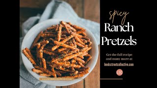 Easy Spicy Ranch Pretzels with Gluten Free Option [upl. by Eikciv]