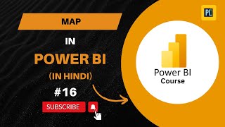 Map in Power BI Complete Power BI Course Hindi powerbitraining excel visualization shorts [upl. by Salene]