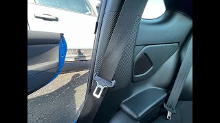 Seatbelt Trim Protector 3D Carbon Overlays  2022 BRZ  GR86 [upl. by Lrac]