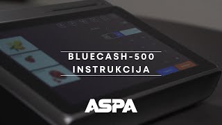 iEKA kasos aparato Datecs BlueCash500 instrukcija [upl. by Arakaj]