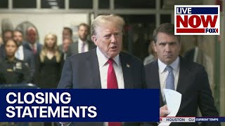 Trump comments on closing arguments in trial  LiveNOW from FOX [upl. by Jezabel]