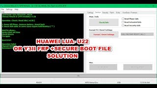 huawei luau22 frp reset by cm2u22 secure boot [upl. by Asela]