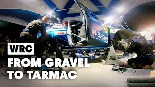 How To Change A Rally Car From Gravel Spec To Tarmac With MSport  WRC 2019 [upl. by Aisayt795]