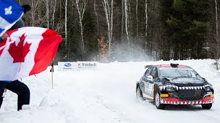 CORRIMOS EN NIEVE Y HIELO A 15ºC Rally Perce Neige 2024 Canada  GHR Motorsport Citroën C3 Rally2 [upl. by Chris]