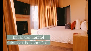 Inn at 500 Capitol Boise Hotel Room Tour  Celebration Penthouse  Lux Life London [upl. by Neelear]