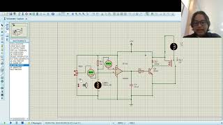 H1051231002  UAS Elektronika  Penjelasan Rangkaian Skematik Komparator LDR [upl. by Lorinda]