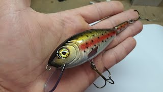 Lure making jointed trout minnow [upl. by Pilar591]