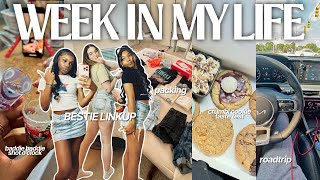 summer week in my life 🌻 crumbl taste test bestie link up makeup routine daily life  more [upl. by Danieu]