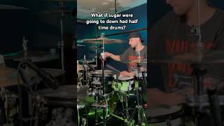 What if Sugar We’re Goin Down had half time drums  fallout boy drum cover drums falloutboy [upl. by Reywas]