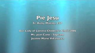 Pie Jesu  Fr Ricky Manalo Csp [upl. by Sikram39]