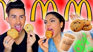 Trying McDonalds McCafe TASTE TEST [upl. by Etnoel]